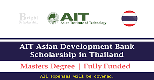 AIT ADB Scholarship 2026 fully funded masters in thailand