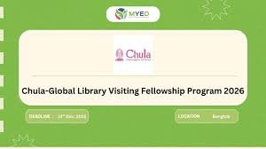Chula Global Visiting Fellowship Program 2026 fully funded in Thailand